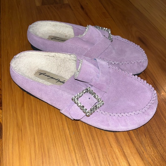 Free People Shearling Mule, womens 8 - Picture 1 of 11
